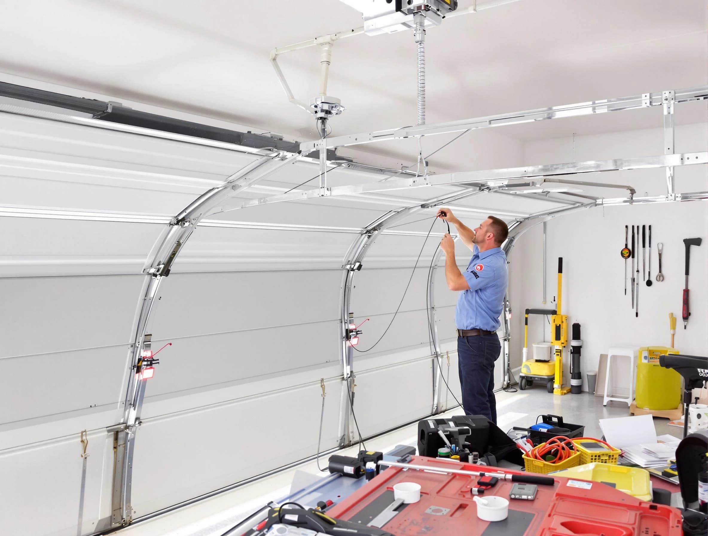 Garage door cable repair service by Brentwood Garage Door Repair in Brentwood