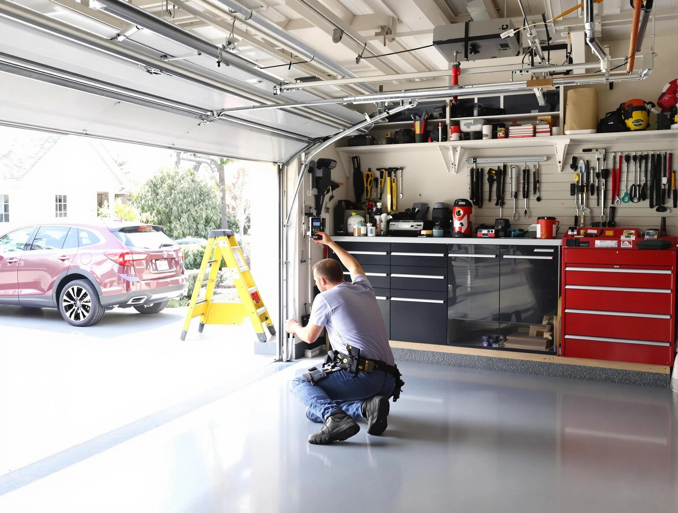 Local garage door repair service by Brentwood Garage Door Repair in Brentwood