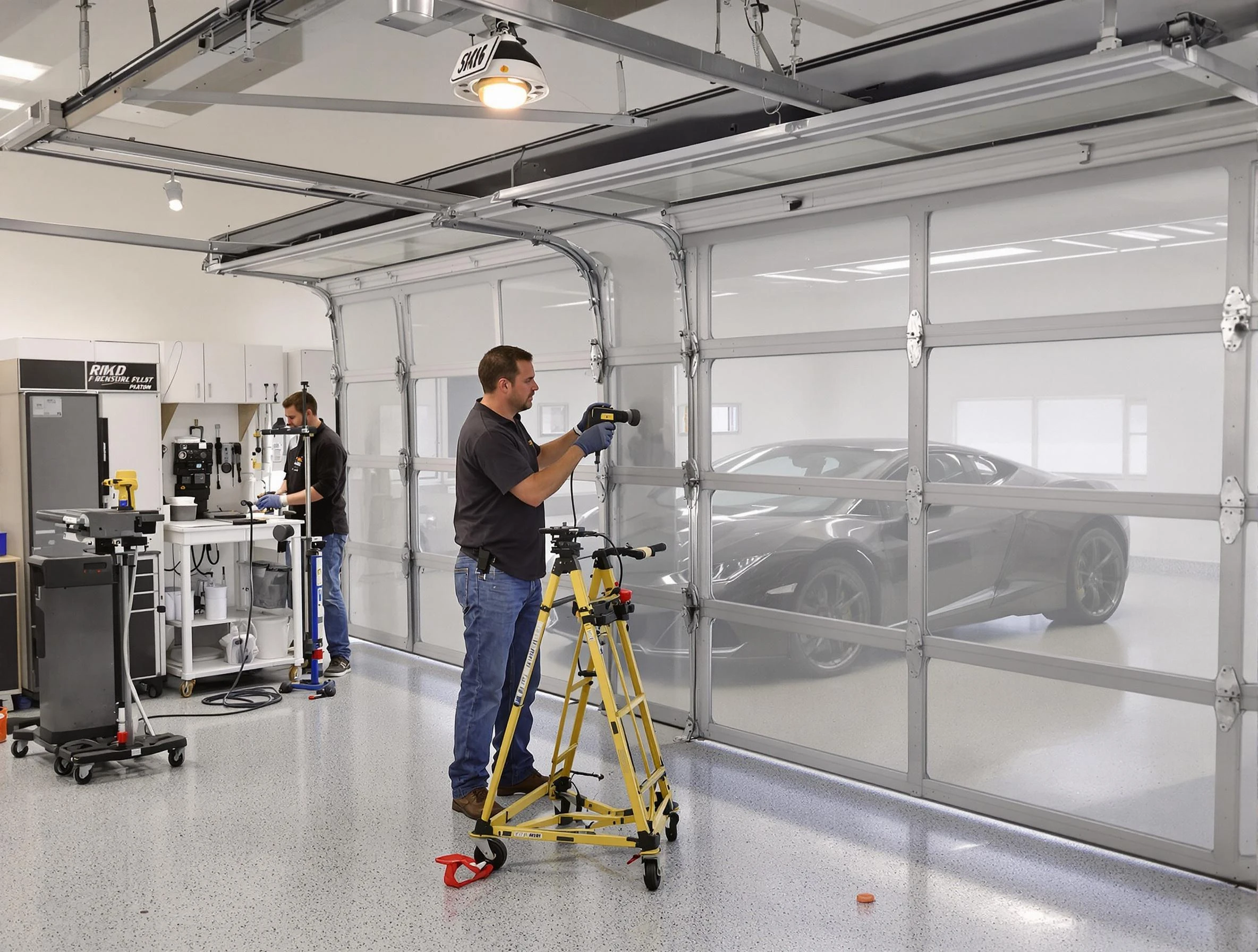 Garage Door Dents Repair in Brentwood