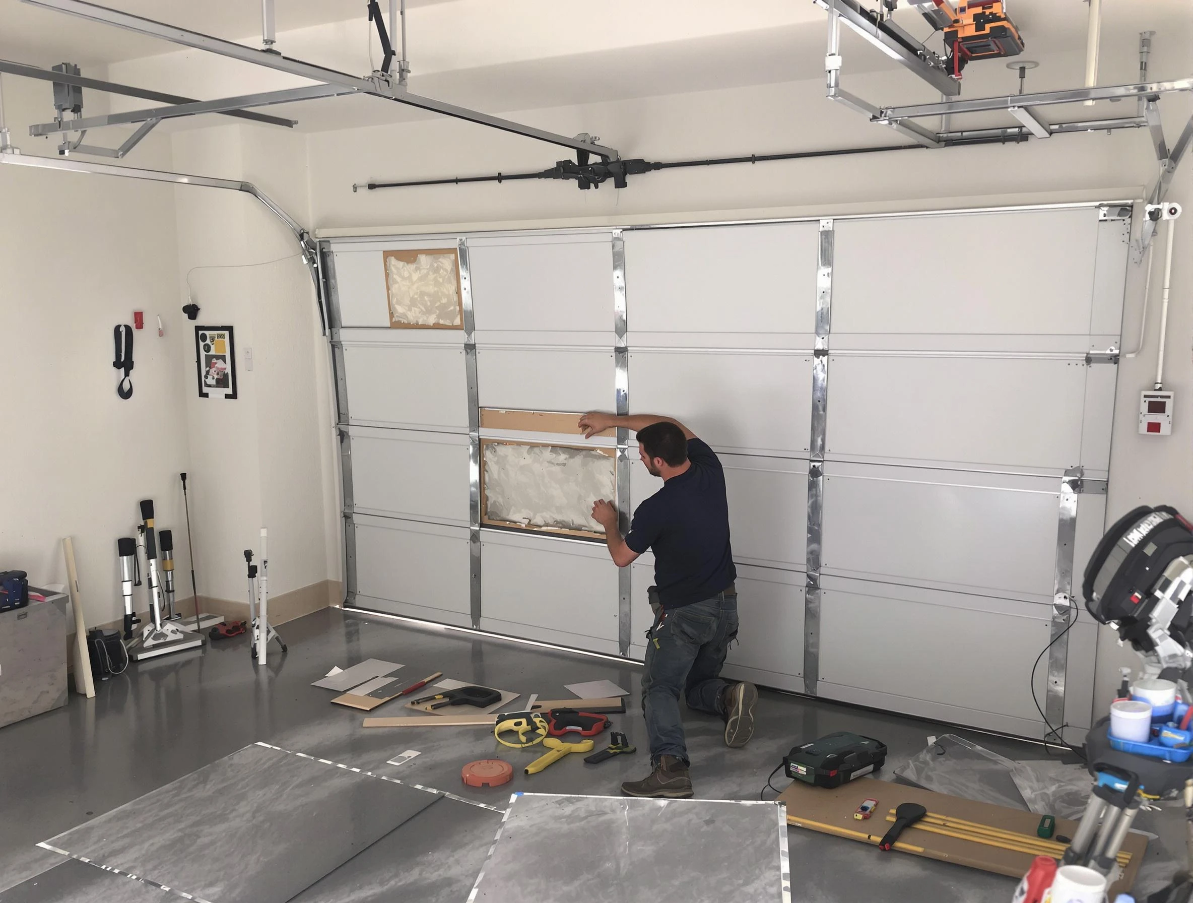 Garage Door Panel Repair in Brentwood
