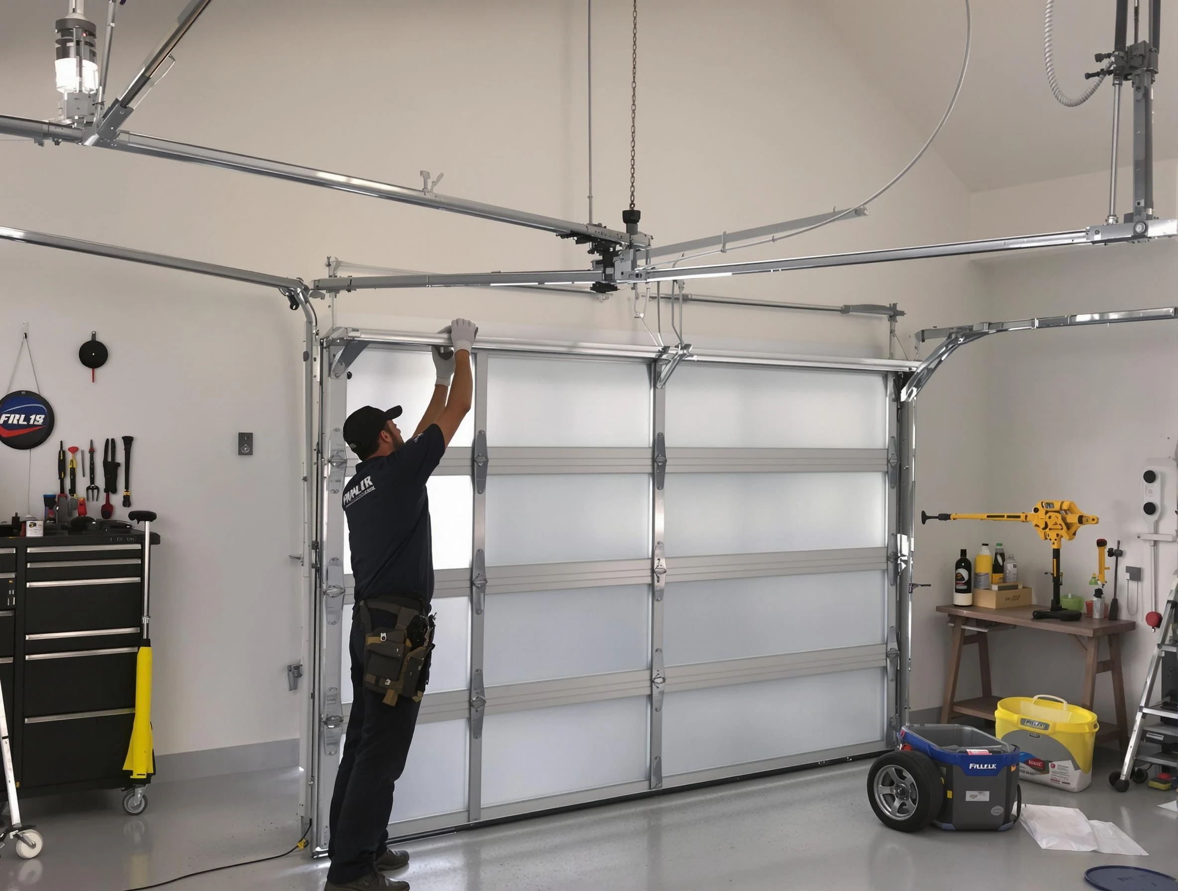 Brentwood Garage Door Repair certified team performing precision garage door installation in Brentwood