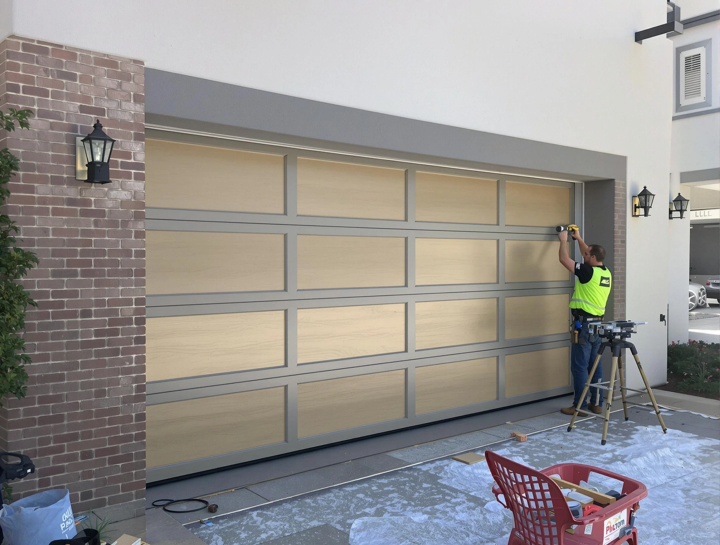 Garage door replacement service by Brentwood Garage Door Repair in Brentwood