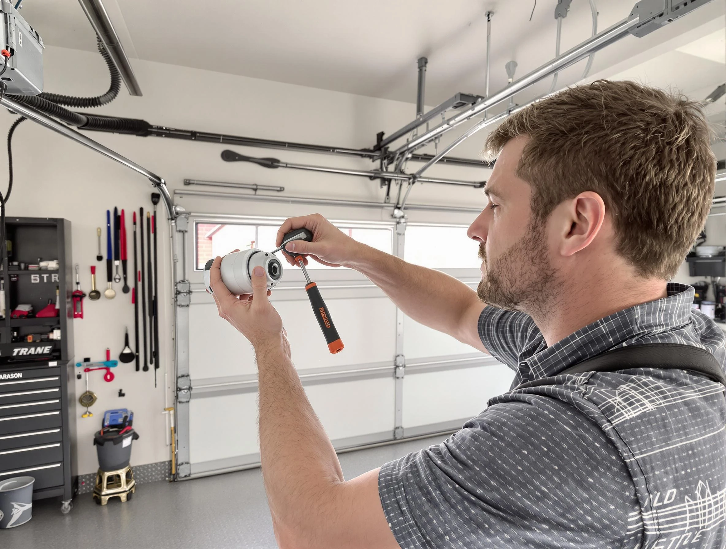 Garage door opener repair service by Brentwood Garage Door Repair in Brentwood