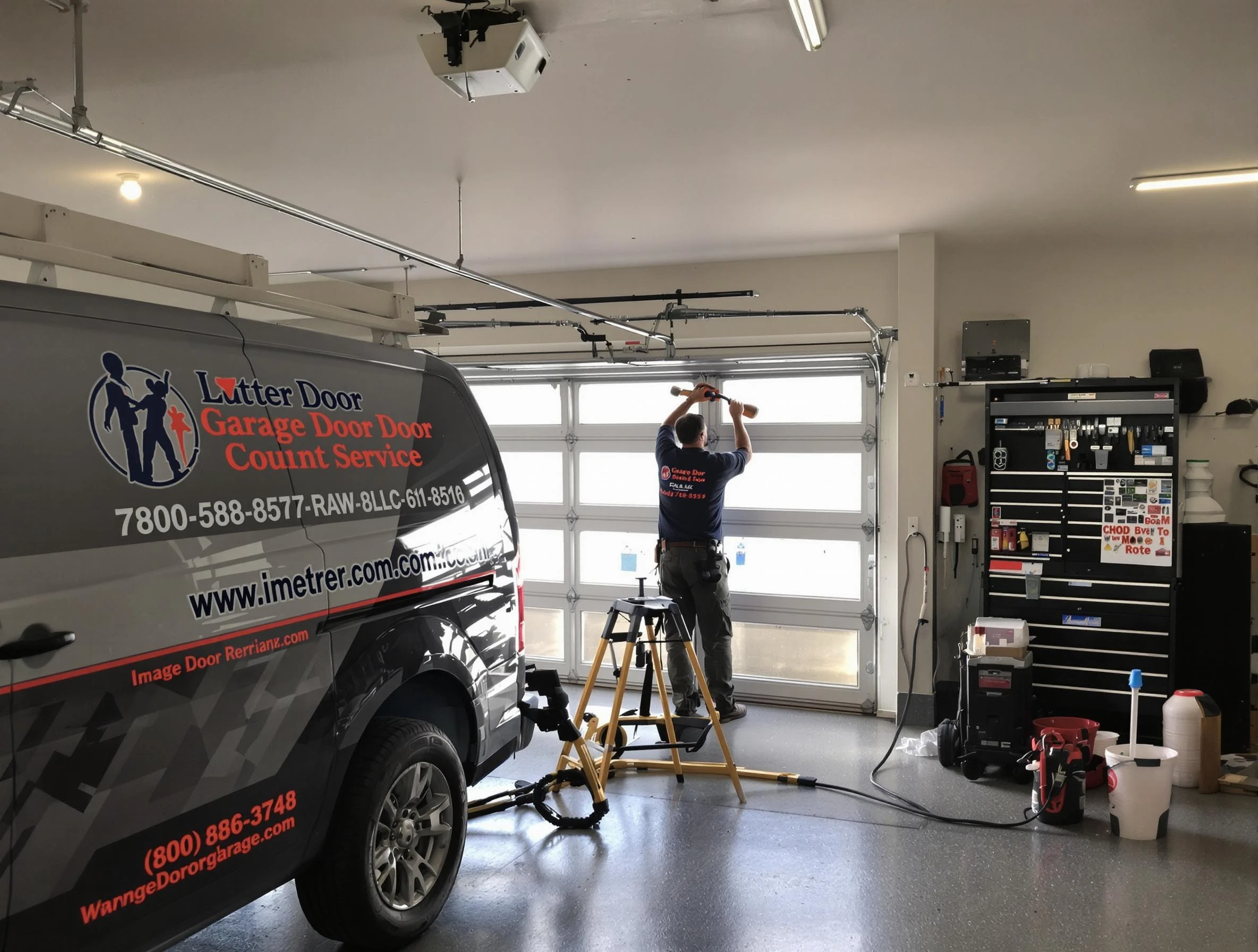 Brentwood Garage Door Repair rapid response team performing same-day repair in Brentwood